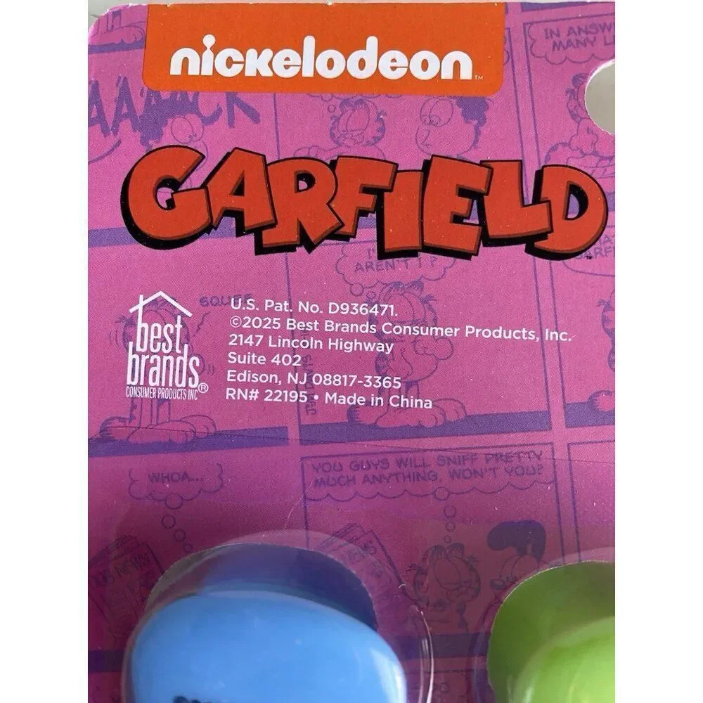 6 Pack Nickelodeon Garfield Magnetic Bag Clips Easter Spring Flowers Bunny‎ Eggs